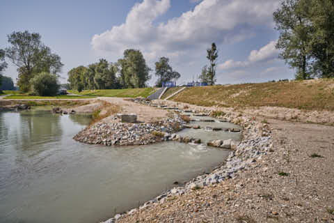 Gemeinde Altötting Landkreis Altötting B299 Fischwanderhilfe am Inn (Dirschl Johann) Deutschland AÖ